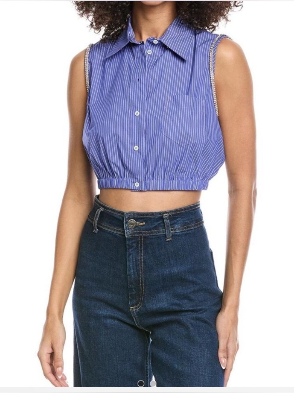 Sandro Rhinestone Top. Size 1.